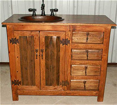 Log Home Pedestal Sink Shaped Like A Log - The Fun Times Guide to ...