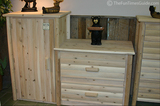 A look at the Disney wardrober when the drawers and door are closed.