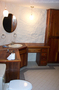 Here's the fancy bathroom - also in the basement.