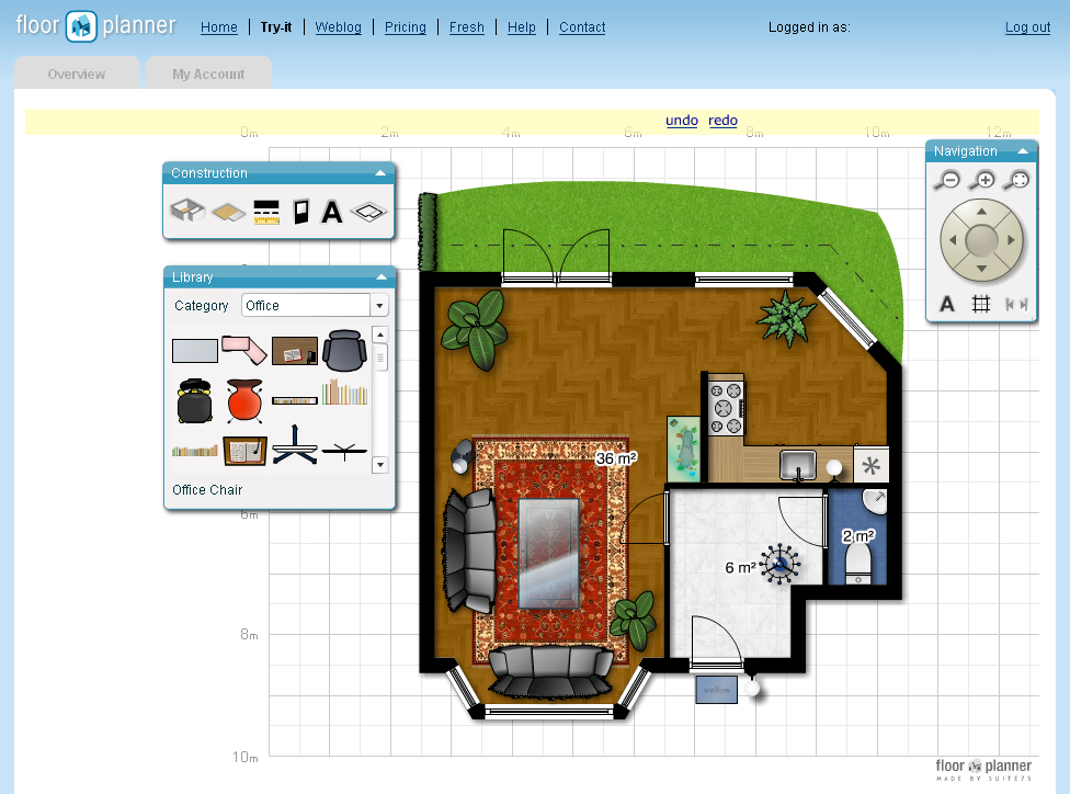 Benedetina Room Layout Planner