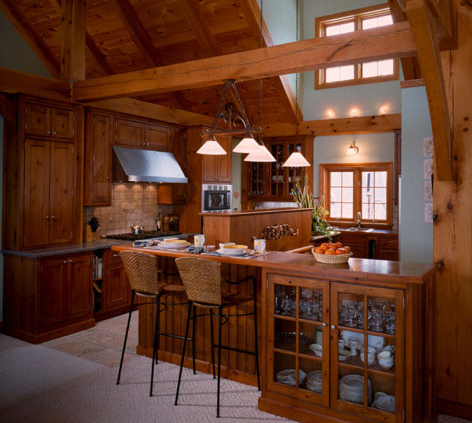 Kitchen Islands on Kitchen Island Serves As A Room Divider