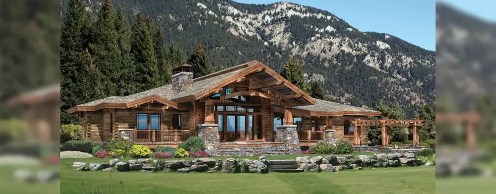 Craftsman style log home – House design ideas