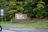 The Pigeon Forge, Tennessee entrance to the Great Smokey Mountains National Park.