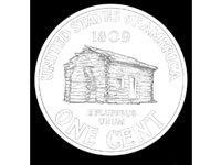 Log Cabins On U S Pennies And Stamps The Log Home Guide