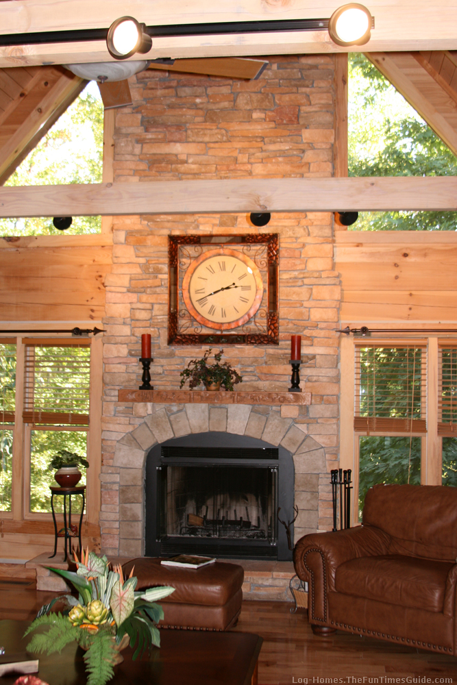 Pros & Cons Of Gas, Electric, And Wood Burning Fireplaces  The Log Home Guide